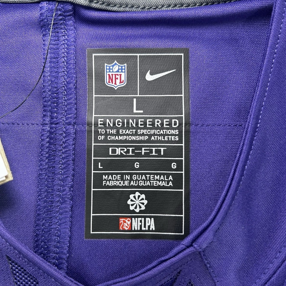 Zay Flowers Baltimore Ravens Nike Vapor F.U.S.E. Limited Jersey - Purple, Large - Picture 13 of 14